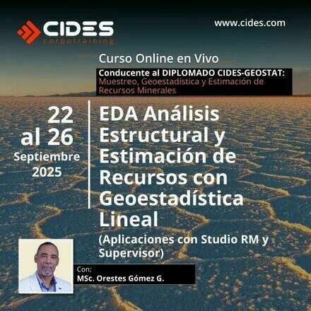 Curso EDA Análisis Estructural y Estimación de Recursos con Geoestadística Lineal