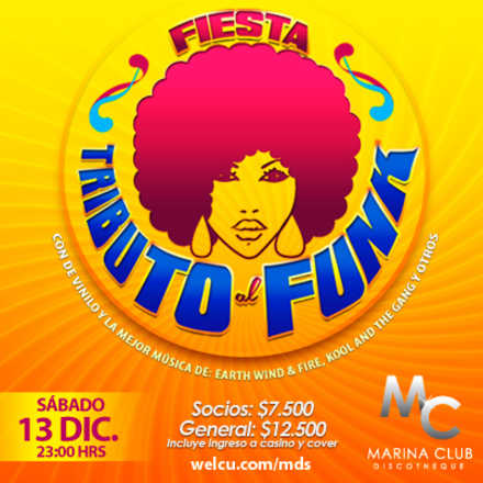 Fiesta Tributo al Funk con De Vinilo