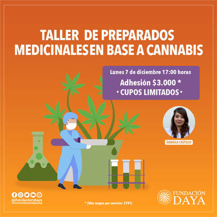 Taller de Preparados Medicinales en Base a Cannabis 7 diciembre