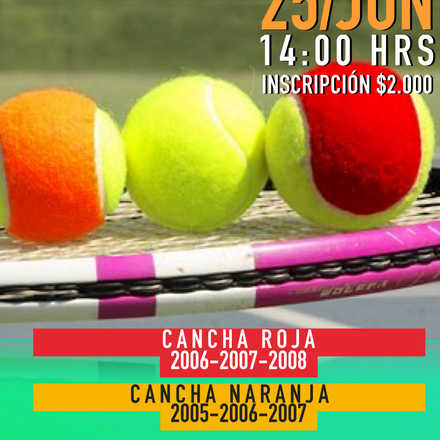 Torneo de Tenis 10, Quillón 2016