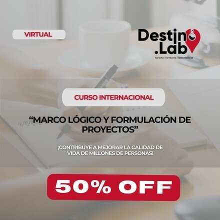 50 % OFF “Marco Lógico y Formulación de Proyectos”