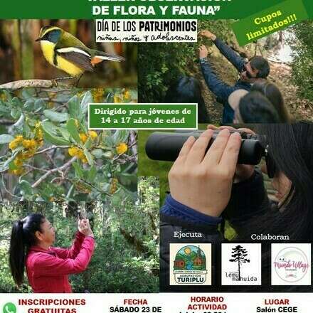 Observación de Flora y Fauna, "Rastros Vivos de La Unión"