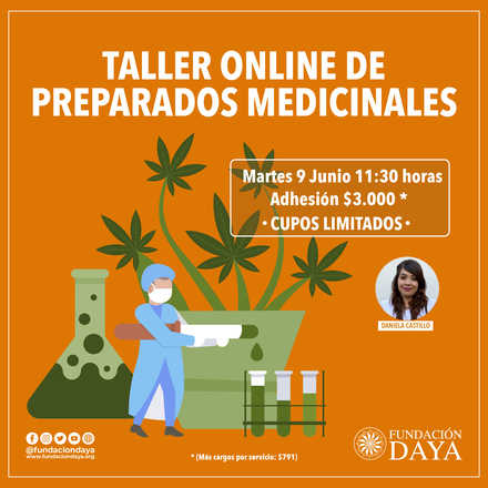 Taller de Preparados Medicinales en Base a Cannabis 9 junio