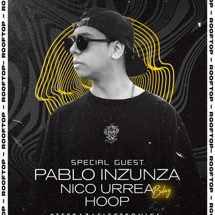 VIERNES 08-11 / CLUB ONE NIGHTLIFE / ULTRABAILABLE - DJ PRESS + ENZO SAAVEDRA / TERRAZA ELECTRÓNICA - WARM UP HOOP - NICOLÁS URREA (BDAY) - SPECIAL GUEST PABLO INZUNZA / CODIGOS DCTO / HOMBRES +23 / MUJERES +21 /