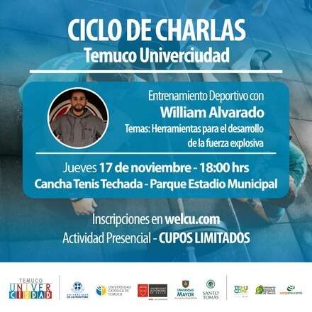 Ciclo de Charlas - Entrenamiento Deportivo Temuco Univerciudad 2022 17 noviembre 2022