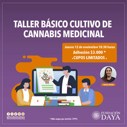 Taller Básico de Cultivo de Cannabis Medicinal 12 noviembre