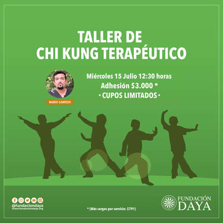 Taller de Chi Kung Terapéutico 15 julio