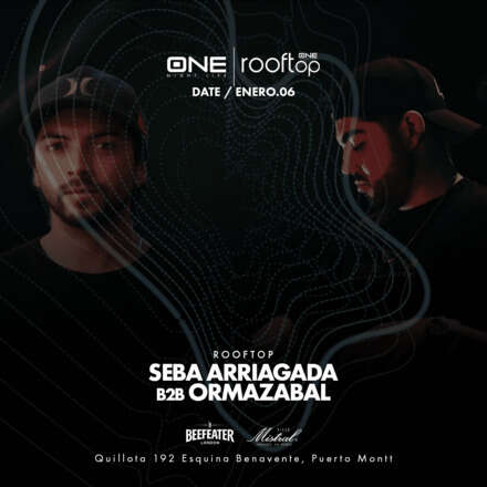 VIERNES 06/01 / CLUB ONE NIGHTLIFE / DOS PISTAS DE BAILE / SECTOR ULTRABAILABLE DJ GOE / SECTOR ELECTRÓNICO MATI ORMAZABAL B2B SEBA ARRIAGADA / LISTA DCTO EMBAJADORES/ HOMBRES + 23 / MUJERES + 20 