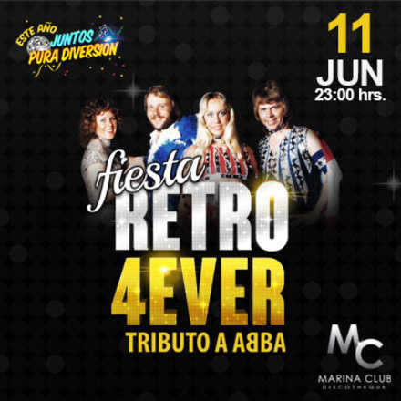 Fiesta Retroforever con Tributo a Abba