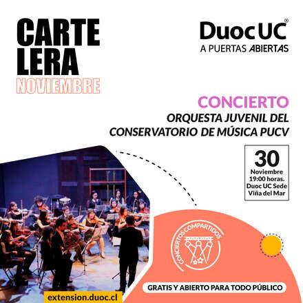 Concierto Orquesta Juvenil Conservatorio de Música PUCV