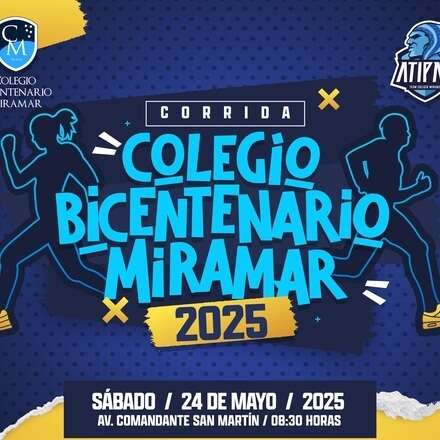  CORRIDA COLEGIO BICENTENARIO MIRAMAR 2025