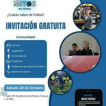 Master Class Mitos del Fútbol - 28 octubre