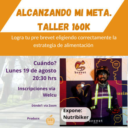 Alcanzando mi meta: Taller 160k