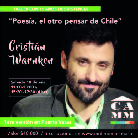 Taller “Poesía, el otro pensar de Chile”