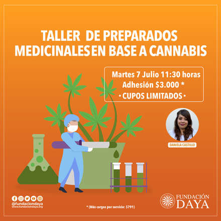 Taller de Preparados Medicinales en Base a Cannabis 7 julio