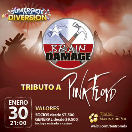 Tributo a Pink Floyd con Brian Damage