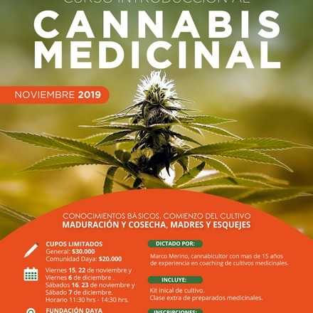 Curso Introductorio al Cannabis Medicinal Noviembre 2019