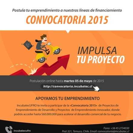 Meetup Temuco - Convocatoria de Proyectos 2015 - IncubatecUFRO