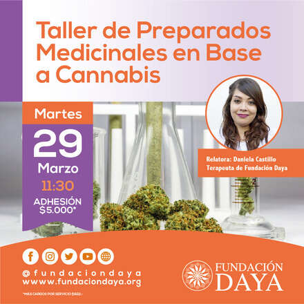 Taller de Preparados Medicinales en Base a Cannabis 29 marzo 2022