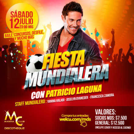 Fiesta Mundialera con Patricio Laguna