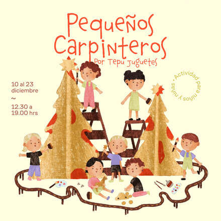 Pequeños Carpinteros por Tepu Juguetes, ven a construir y jugar con madera 