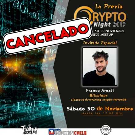 CryptoNight 2019 - La Previa (Side Meetup)