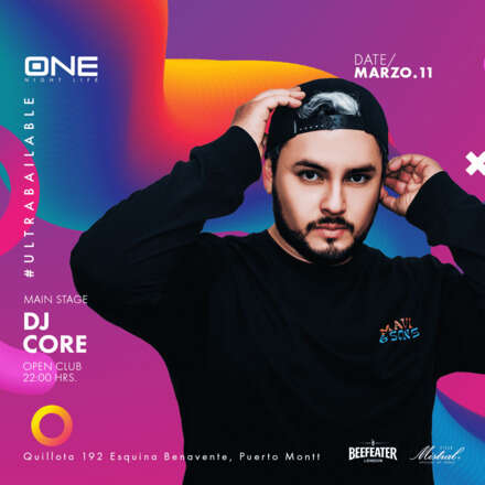 SABADO 11/03 / CLUB ONE NIGHTLIFE / DOS PISTAS DE BAILE / PISTA ULTRABAILABLE DJ CORE / TERRAZA ELECTRONICA WARM UP DRAMACAT(ELEVEN MSC) / GONZALO GATICA (UP OSORNO) 