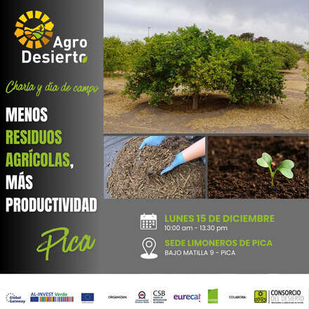 Menos residuos agrícolas, más productividad 