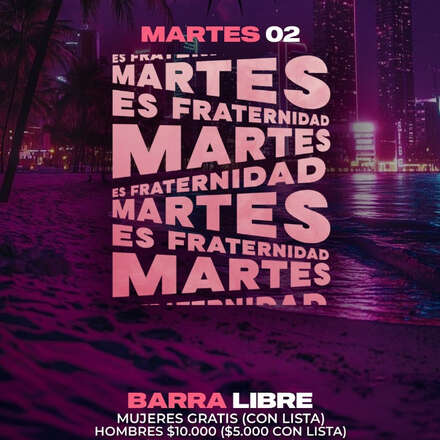 MARTES 02 SEPTIEMBRE / TICKETS 