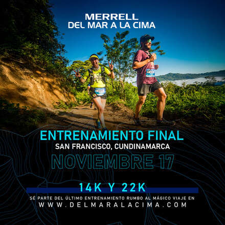 Entrenamiento final para Merrell Del Mar a la Cima 2024