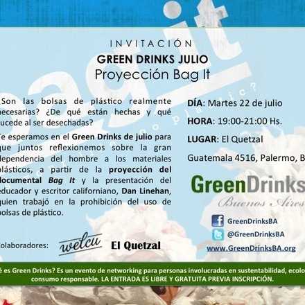 Green Drinks Buenos Aires / Proyección Bag It