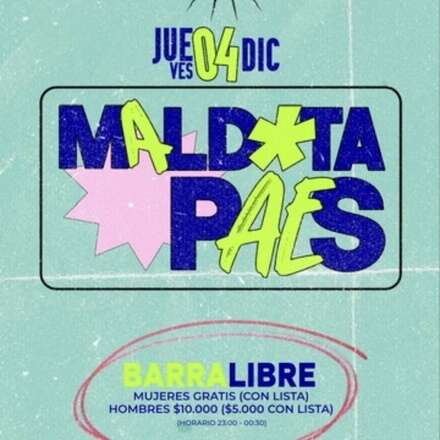 JUEVES 04 DICIEMBRE /TICKETS