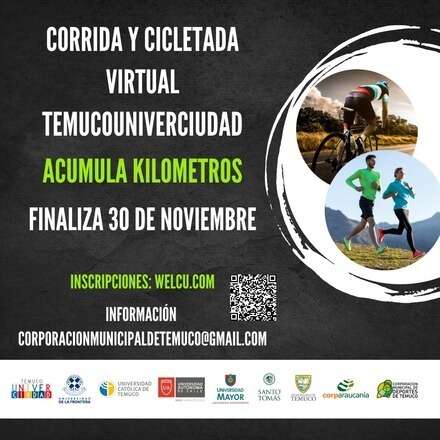 Acumula Kilómetros - Corrida / Cicletada Virtual Temuco Univerciudad 2021