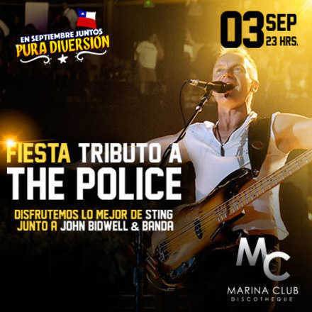 Fiesta Tributo a Police y Sting 