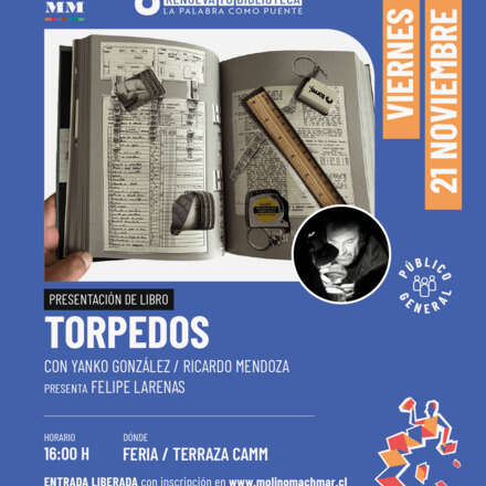 PRESENTACIÓN DE LIBRO TORPEDOS_con Yanko González y Ricardo Mendoza