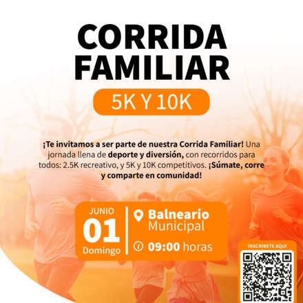 1° CORRIDA FAMILIAR Y COMPETITIVA 2.5k, 5K y 10K - QUILLÓN 2025