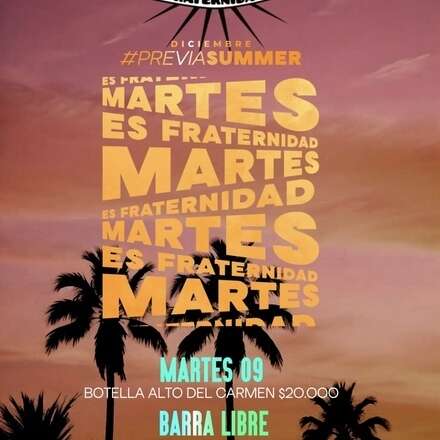 MARTES 09 DICIEMBRE / TICKETS