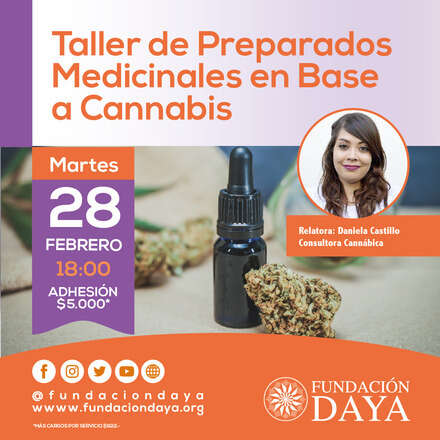 Taller de Preparados Medicinales a Base de Cannabis 28 febrero 2023