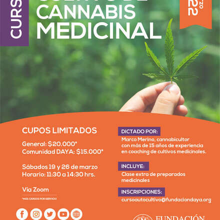 Curso de Cultivo de Cannabis Medicinal marzo 2022