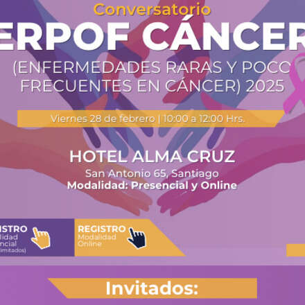 Conversatorio ERPOF - Enfermedades Raras y Poco Frecuentes en Cáncer