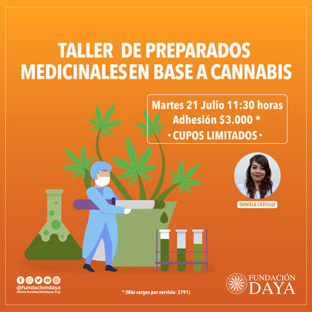 Taller de Preparados Medicinales en Base a Cannabis 21 julio