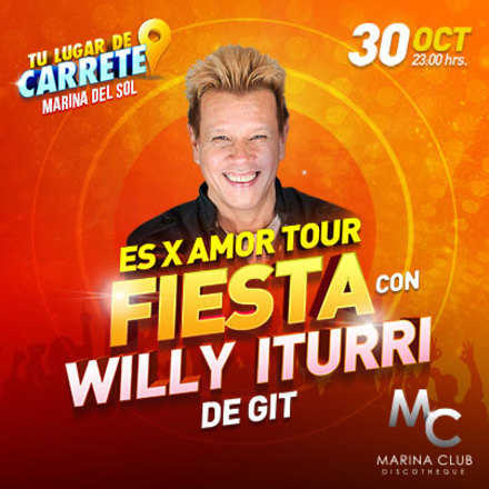 Fiesta 80's con Willy Iturri 