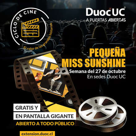 Ciclo de Cine -  Pequeña Miss Sunshine + Conversatorio con Gonzalo Frías