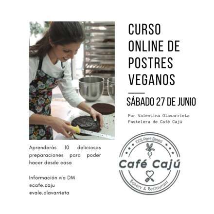 Curso Online: Postres Veganos maravillosos para hacer en casa
