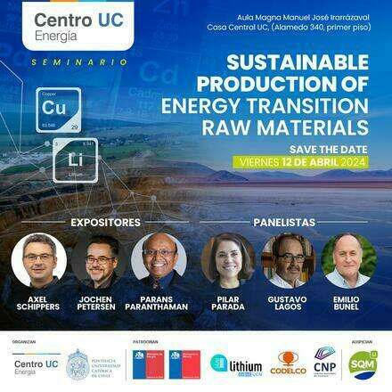 Sustainable Production of Energy Transition Raw Materials