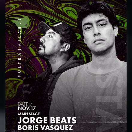 VIERNES 17/11 / DOS PISTAS DE BAILE / JORGE BEATS + BORIS VASQUEZ / AZOTEA ELECTRÓNICA JOSÉ QUEZADA (EXTENDED SET) / LISTA DCTO EMBAJADORES / HOMBRES + 23 / MUJERES + 21 