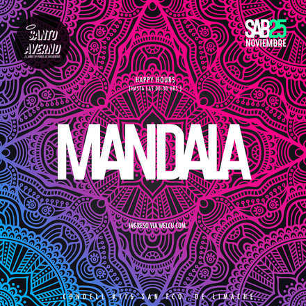Sab 25 Nov / Mandala