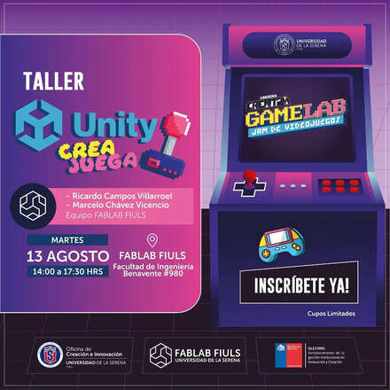 Taller de Unity 3D: Crea y Juega - 13 de agosto 2024