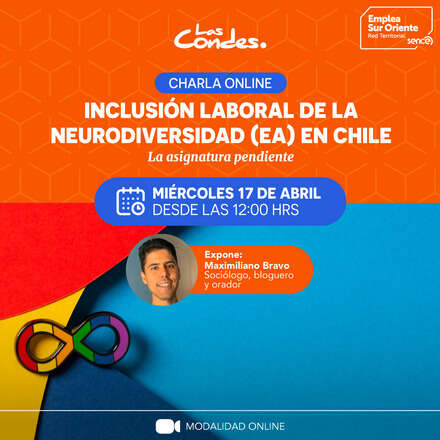 Charla online: Inclusión Laboral de la Neurodiversidad (EA) en Chile
