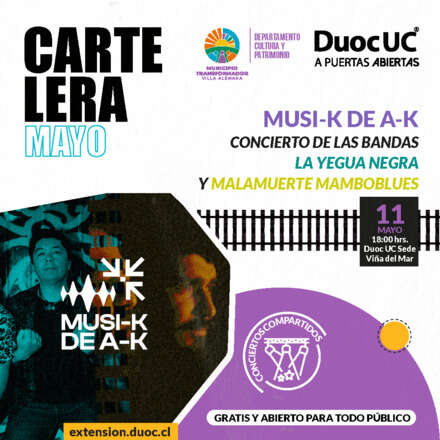 Concierto Musik de AK - La Yegua Negra y Malamuerte Mamboblues 